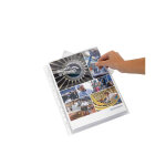 Pochettes a4 perfor�es � soufflet grande capacit� x10