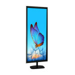 Porte - affiches cadro - clic� 160 x 60 cm sur pied h 180 cm noir