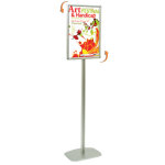 Porte - affiches / porte - messages cadro - clic a2 sur pied h 180 cm