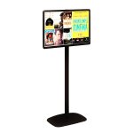 Porte - affiches / porte - messages cadro - clic a2 sur pied h 180 cm noir