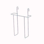 Porte - brochure fil blanc a. 5 (l. 150 mm) pour grilles