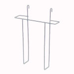 Porte - brochures fil blanc a4 (l. 220 mm) pour grilles