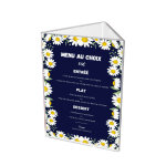 Porte - menus / visuels triangle a5( 148 x 210 mm)