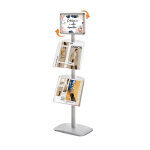 Porte - affiches / porte - messages cadro - clic 1 porte - affiche a4 et 2 tagres