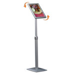 Porte - affiches / porte - messages modulable design metallic a3