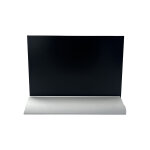 Porte visuel / menu ardoise a5 paysage socle alu double - face