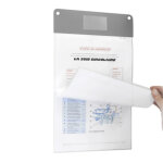 Porte - visuel mural 4 poches a4 verticales