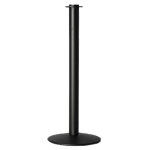 Poteau guidage budget noir pour corde