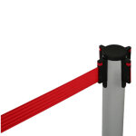 Poteau guidage gris + sangle 290 cm rouge budget