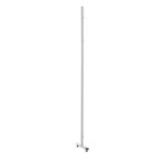 Poteau hauteur 200 cm sur socle en  t  gris clair