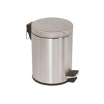 Poubelle  pdale chrome 5 l + seau intrieur