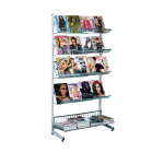 Pr�sentoir presse presam 5 niveaux mixte h180cm (d�part)