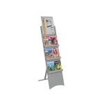 Présentoir black - line® 3700 gris avec cadre a3 Présentoir black - line® 3700 gris avec cadre a3