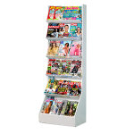 Pr�sentoir m�dia - rack blanc 1 x 1296 + 2 x joues 1297v