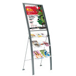 Pr�sentoir multifonction - support brochures et affichages 80x60cm