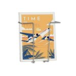 Pr�sentoir mural a4 fil d'acier couleur argent