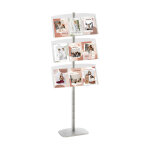 Prsentoir vitrine presse h 177 cm 3 tagres