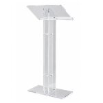 Pupitre de conf�rence en plexiglas transparent ? lutrin professionnel