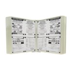 Pupitre de consultation a4 mural 12 volets beige