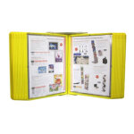 Pupitre infoflex mural 24 pochettes jaunes
