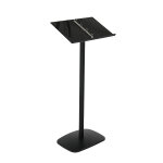 Pupitre lutrin noir - porte catalogue avec anneaux