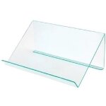 Pupitre / lutrin de table transparent 21x50x33 cm