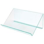 Pupitre / lutrin de table transparent 21x50x33 cm