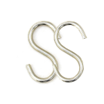 Sachet de 2 crochets inox en ''s''