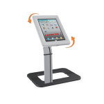 Support i - pad - samsung - tablettes comptoir blanc h. 45cm