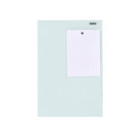 Tableau affichage - ecriture verre magntique 40x60cm blanc