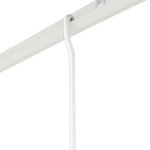 Tige carr�e 4x4 mm laqu�e blanc longueur 150 cm