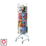 Tourniquet 32 cases pied metal + roulettes