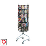 Tourniquet video - dvd pied metal + roulettes