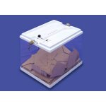 Urne 27. 5 x 22 x 26. 5 cm transp. compt. 400 bulletins