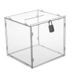 Urne transparente 20x21x21 cm livre en kit