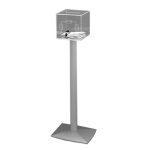 Urne transparente + serrure 20x20x20cm / pied