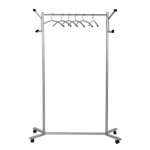 Vestiaire porte - cintres office compact  roulettes
