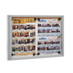 Vitrine edimeta extra - plate metal 2 feuilles