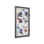 Vitrine extrieure visual - displays mtal 6 x a4