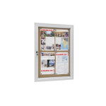 Vitrine intrieur / extrieur fond lige 4 feuilles a4