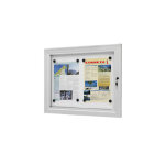 Vitrine intrieur / extrieur fond mtal 2 feuilles a4