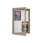Vitrine visual - displays etanche 4 feuilles sable