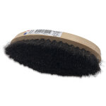 Brosse ovale crin de cheval saphir noire