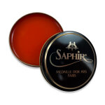 Cirage pte de luxe saphir mdaille d'or pot verre 30 ml marronclair