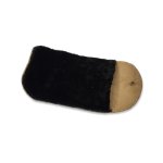 Gant lustreur saphir m�daille d'or noir incolore