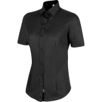 Chemise premium femme manches courtes wrth modyf noire noir xl