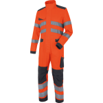 Combinaison de travail fluo industriel haute - visibilit wrth modyf orange / anthracite orange 4xl