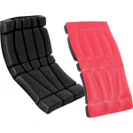 Genouillres de protection noires et rouges wrth modyf gris fonc taille unique