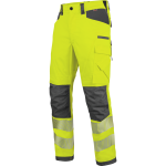 Pantalon de travail haute - visibilit en 20471 2 neon wrth modyf jaune anthracite jaune 40