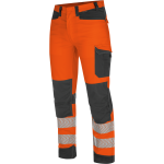 Pantalon de travail haute - visibilit fluo orange / anthracite wrth modyf orange 48